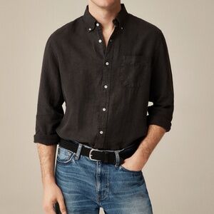 NWT | J Crew Irish Linen Shirt Long Sleeve | Sz XL